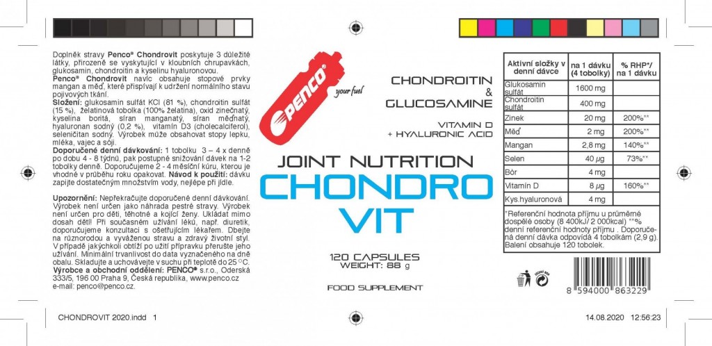 Joint nutrition  CHONDROVIT 120 cps č.2