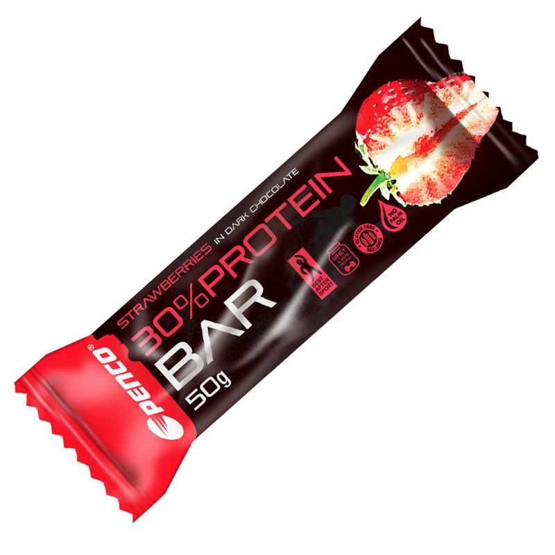 Protein bar   PROTEIN BAR 50g   Strawberry in Dark Chocolate č.1