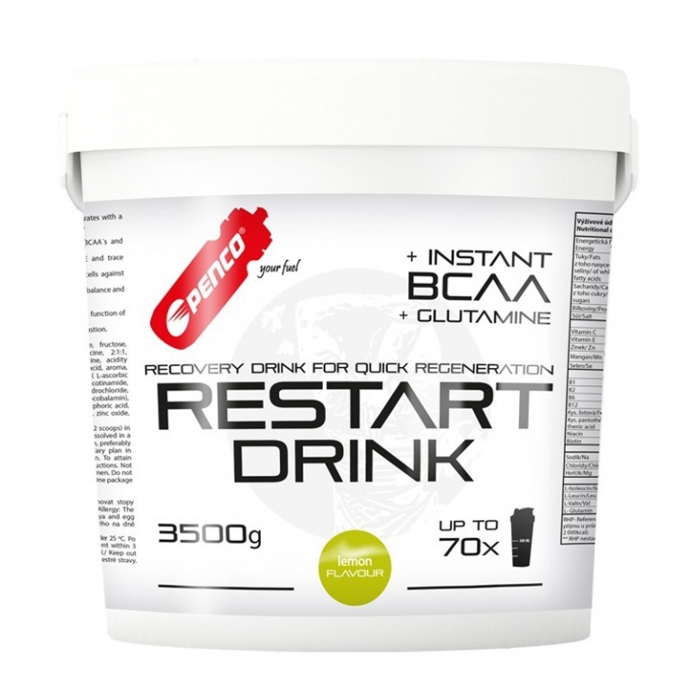 Recovery drink RESTART DRINK 3500g  Lemon č.1