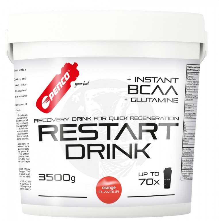 Recovery drink RESTART DRINK 3500g  Orange č.1