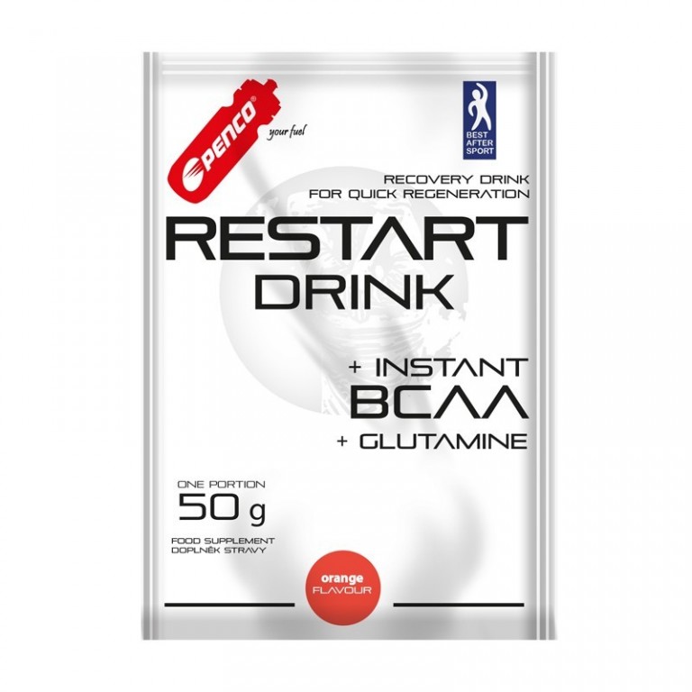 Recovery drink  RESTART DRINK SACHET 50g  Orange č.1