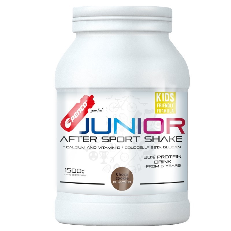 Recovery drink for juniors  JUNIOR AFTER SPORT SHAKE 1500g  Chocolate č.1