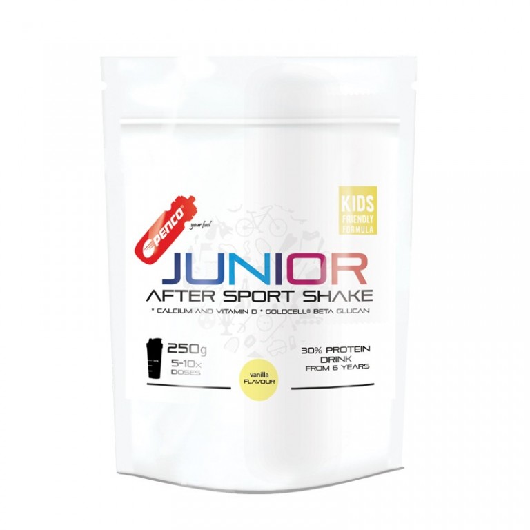Recovery drink for juniors  JUNIOR AFTER SPORT SHAKE 250g  Vanilla