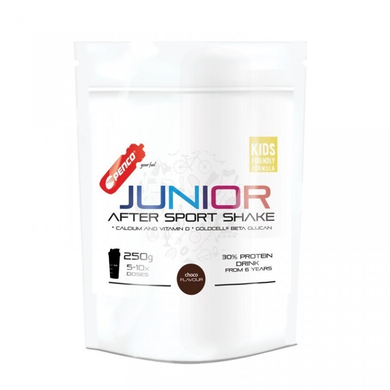 Recovery drink for juniors  JUNIOR AFTER SPORT SHAKE 250g  Choco