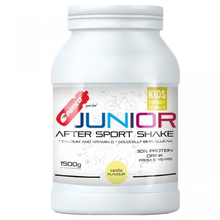 Recovery drink for juniors  JUNIOR AFTER SPORT SHAKE 1500g  Vanilla