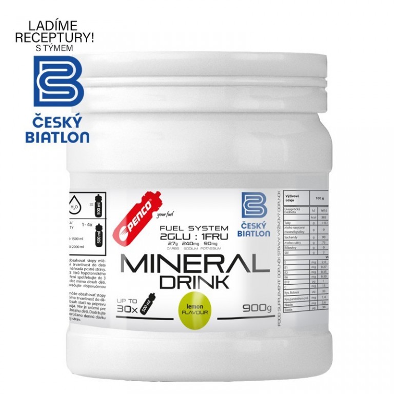 Electrolyte drink  MINERAL DRINK 900g  Lemon č.1