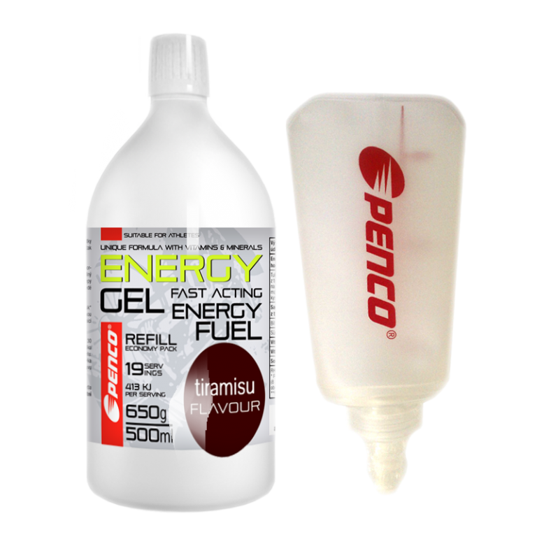 Energy gel  ENERGY GEL REFILL 500ml   Tiramisu + Penco Soft Flask 150ml č.1