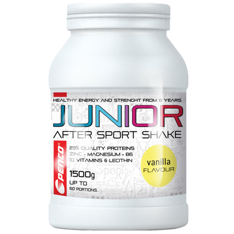 Recovery drink for juniors  JUNIOR AFTER SPORT SHAKE 1500g  Vanilla č.1