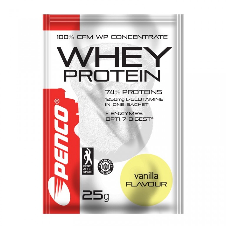 Protein powder  WHEY PROTEIN sachet 25g  Vanilla č.1