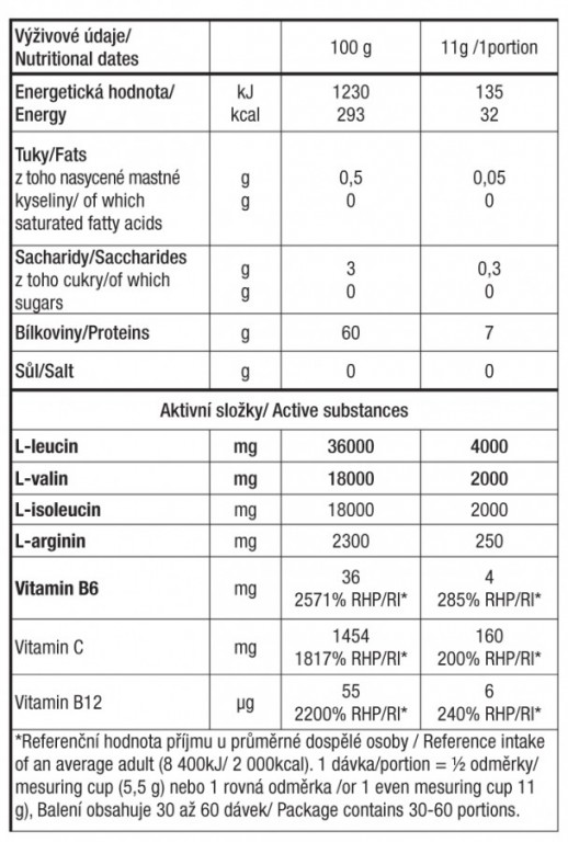 Aminoacids  BCAA INSTANT 8000  Cherry 330 g