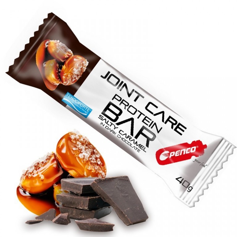 AKCE 4+2   JOINT CARE PROTEIN BAR 40g   Slaný karamel v tmavé čokoládětmavej čokoláde + Malina v tmavej čokoláde č.2