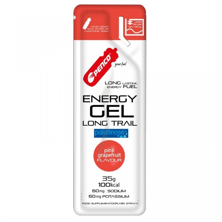 Energetický gél  ENERGY GEL LONG TRAIL 35 g   Ružový grep