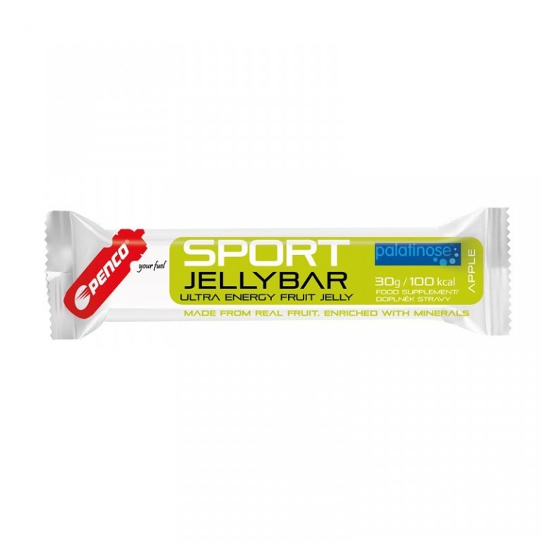 Energetická tyčinka  SPORT JELLYBAR  Zelené jablko