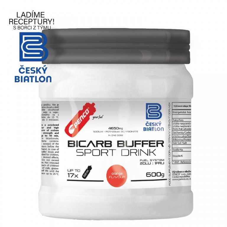 Iónový nápoj   BICARB BUFFER SPORT DRINK 600g  Pomaranč