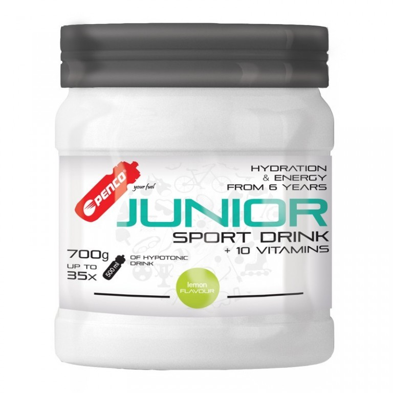 Iontový nápoj pro děti   JUNIOR SPORT DRINK 700g   Citron + PENCO BIDON TACX SHIVA Junior BLACK 500ml č.2