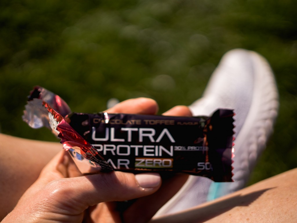 AKCIA 3+1 ZDARMA   ULTRA PROTEIN BAR 50 g   Cheesecake & Toffee č.3