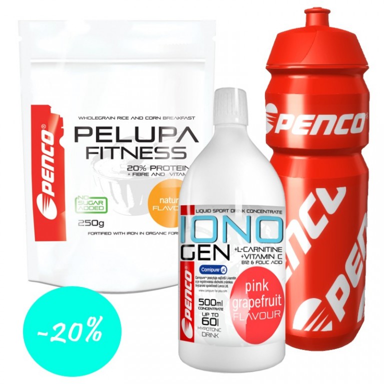 AKČNÍ BALÍČEK 02: PELUPA FITNESS 250g + IONOGEN 500ml + PENCO BIDON 800ml č.1