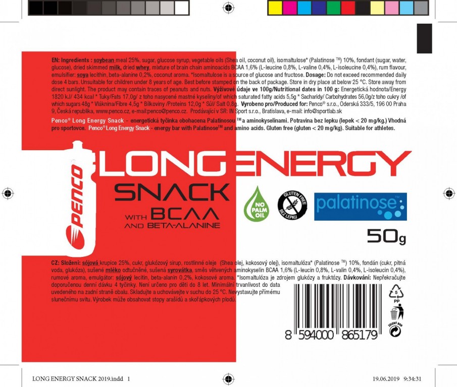 Energetická tyčinka   LONG ENERGY SNACK 50g č.6