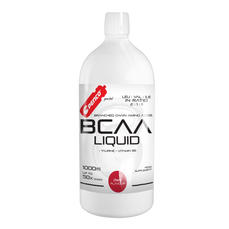 Levně PENCO Tekuté aminokyseliny BCAA LIQUID 1000ml Třešeň