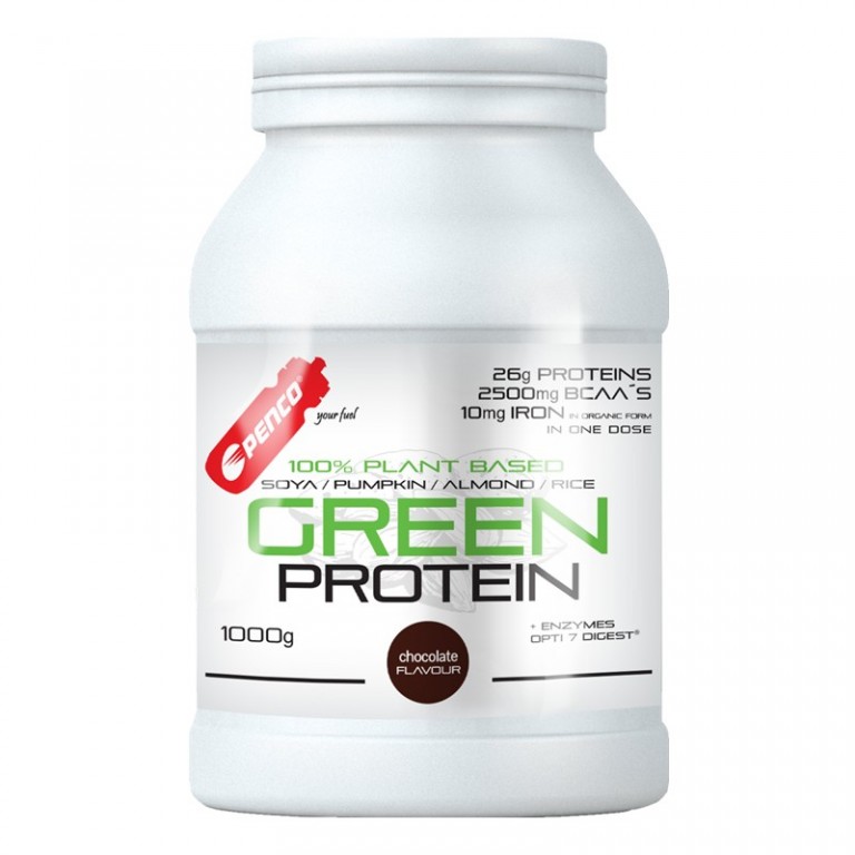 Proteinový nápoj  GREEN PROTEIN 1000g  Tmavá čokoláda č.1