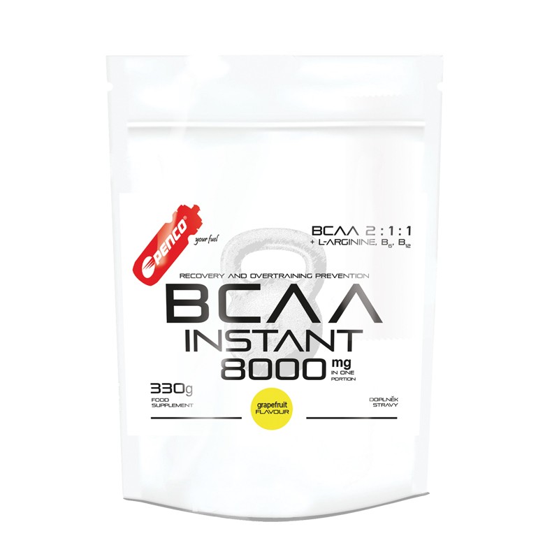 Levně PENCO Aminokyseliny BCAA INSTANT 8000 Grep, 330 g