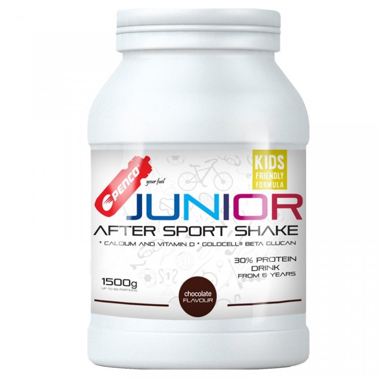 Regenerační nápoj pro juniory  JUNIOR AFTER SPORT SHAKE 1500g  Choco č.1