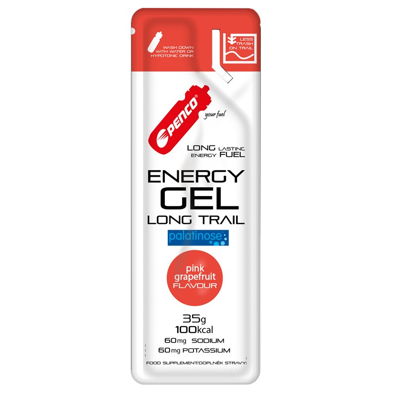 Levně PENCO Penco ENERGY GEL LONG TRAIL 35g Růžový grep