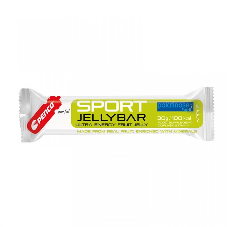 Energetická tyčinka  SPORT JELLYBAR  Zelené jablko č.1