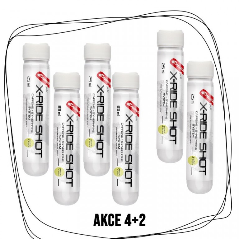 AKCE 4+2   X-RIDE SHOT 25ml   Grapefruit č.1