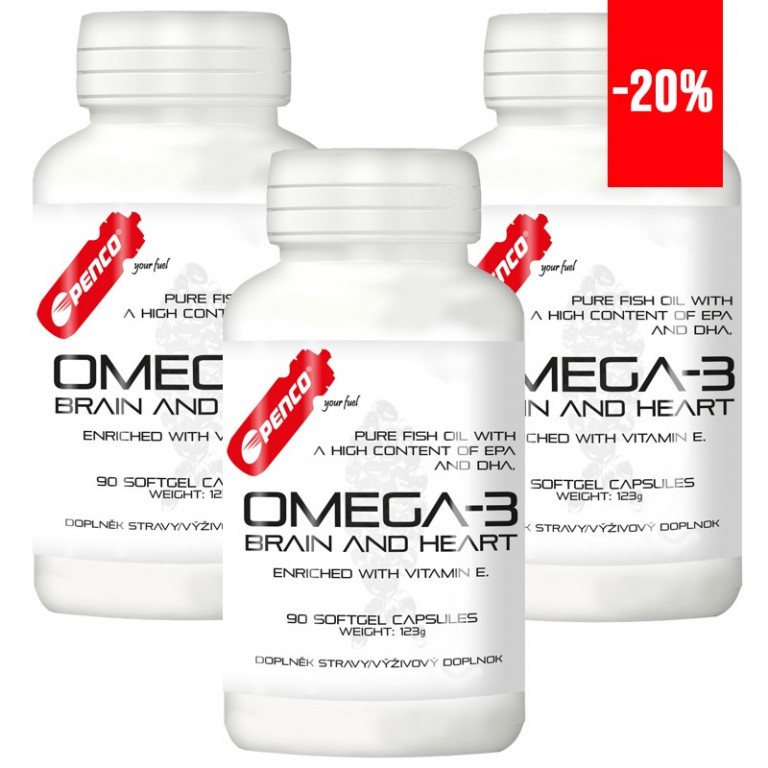 AKCE   3x OMEGA 3   90 softgel kapsle č.1