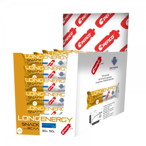 Long Energy snack slaný karamel BOX