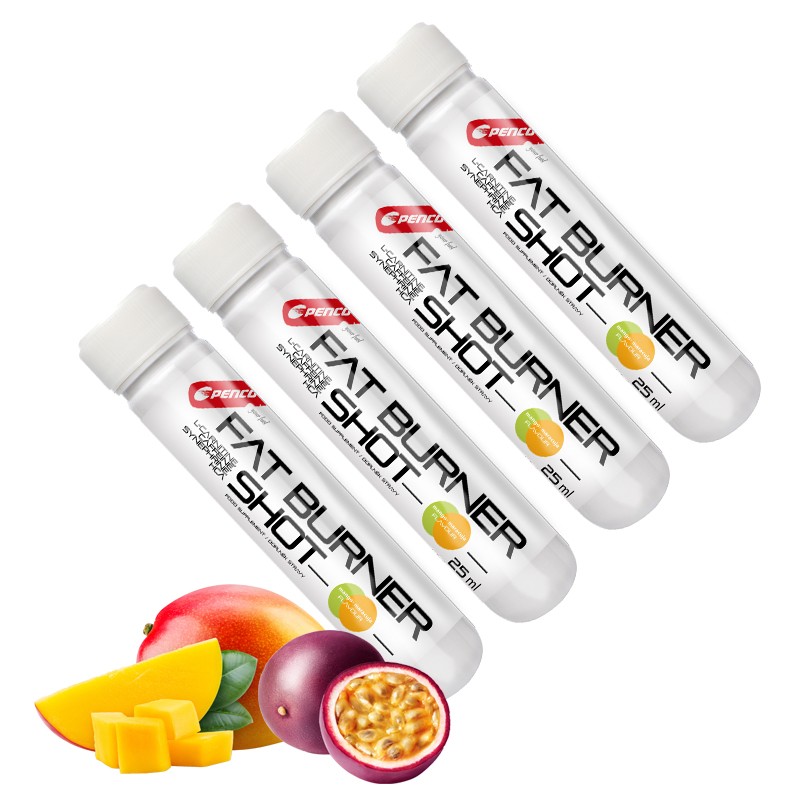 Levně PENCO AKCE 3+1 FAT BURNER SHOT 25ml Mango&Maracuja