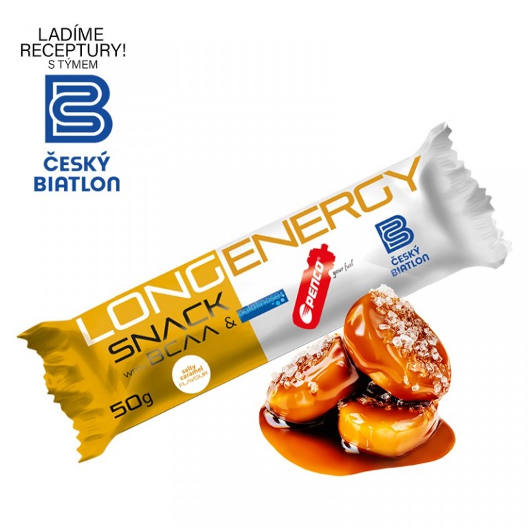 Energetická tyčinka   LONG ENERGY SNACK 50g  Slaný karamel