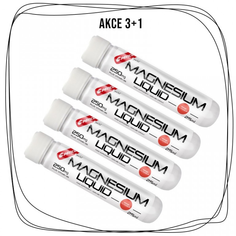 Tekutý hořčík  MAGNESIUM LIQUID 25ML 3+1  Pomeranč č.1