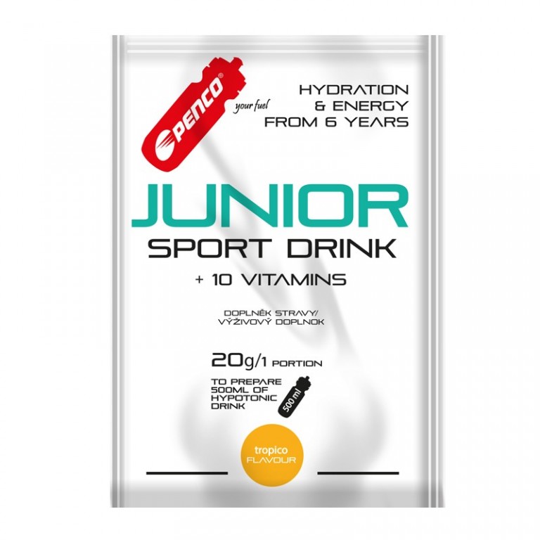 Iontový nápoj pro děti   JUNIOR SPORT DRINK 20g sáček  Tropico