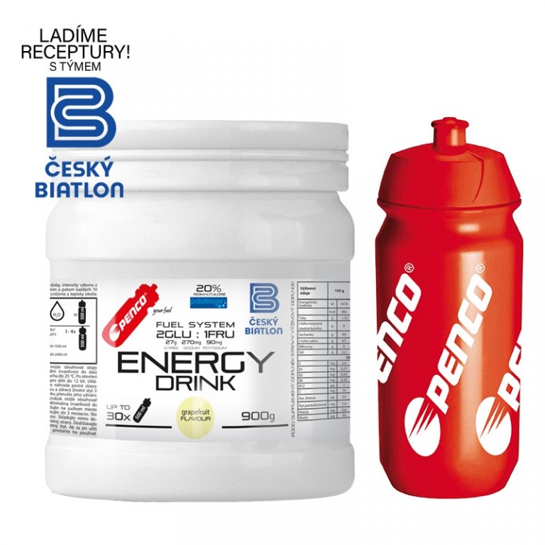 AKCE  ENERGY DRINK 900g + BIDON 500ml Grapefruit č.1