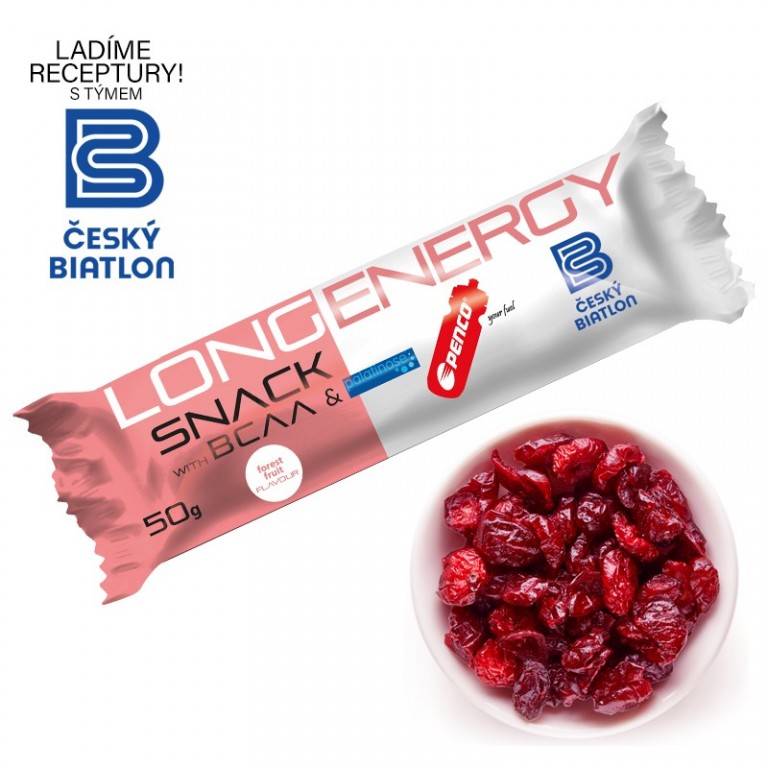 Energetická tyčinka   LONG ENERGY SNACK 50g  Lesní plody č.1